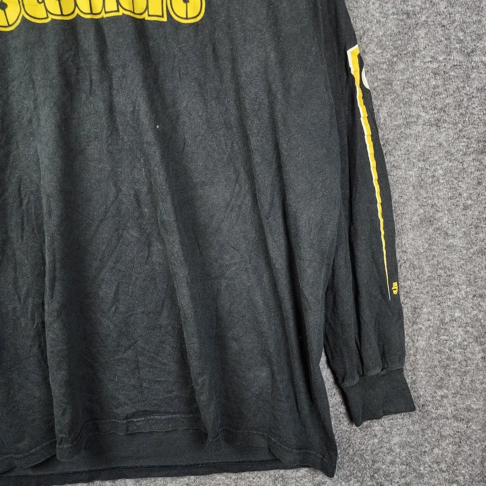 NFL Pittsburgh Steelers Long Sleeve Shirt Mens XL Black VF Imagewear Graphic Tee